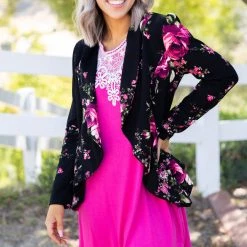 Boutique Simplified Blazer Of Glory - Rose 12 Boutique Simplified Blazer Of Glory - Rose