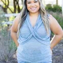 Boutique Simplified Heavenly Wrapped Top