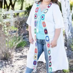 Boutique Simplified Tops Stole My Heart Kimono