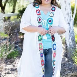 Boutique Simplified Tops Stole My Heart Kimono