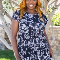 Boutique Simplified You're The Reason Ruffle Tunic