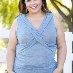 Boutique Simplified Heavenly Wrapped Top