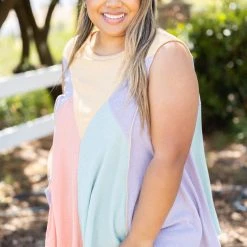 Boutique Simplified Tops Joyous Jamboree Sleeveless Top 9 Boutique Simplified Tops Joyous Jamboree Sleeveless Top