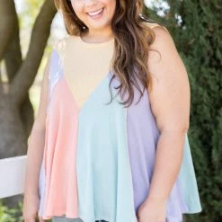 Boutique Simplified Tops Joyous Jamboree Sleeveless Top 8 Boutique Simplified Tops Joyous Jamboree Sleeveless Top