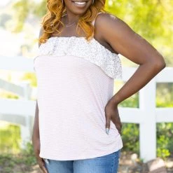 Boutique Simplified Alluring Ruffled Tank Tops 9 Boutique Simplified Alluring Ruffled Tank Tops