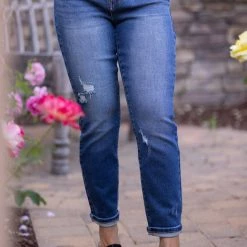 Boutique Simplified Over The Rainbow Judy Blue Crops Bottoms