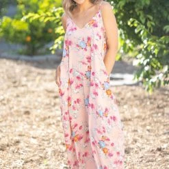 Boutique Simplified Simply Stunning Dusty Pink Maxi Dresses