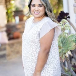 Boutique Simplified Tops Delicate Nature Ruffle Sleeve 10 Boutique Simplified Tops Delicate Nature Ruffle Sleeve