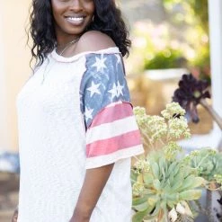 Boutique Simplified America The Beautiful Short Sleeve