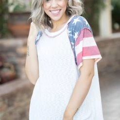 Boutique Simplified America The Beautiful Short Sleeve