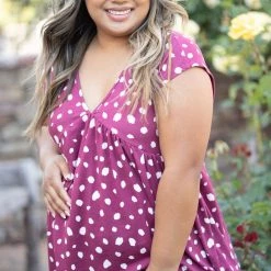 Boutique Simplified Tops Connect The Dots Babydoll