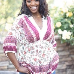 Boutique Simplified Tops Melt Your Heart Babydoll 7 Boutique Simplified Tops Melt Your Heart Babydoll