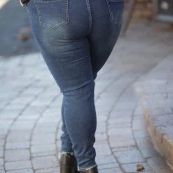 Boutique Simplified In Stock Next Level Distressed Skinnies Bottoms