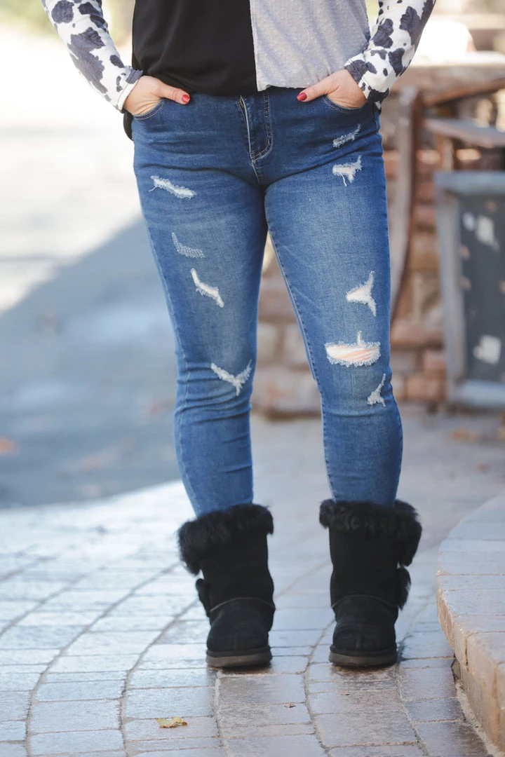 Boutique Simplified Next Level Distressed Skinnies Bottoms 4 Boutique Simplified Next Level Distressed Skinnies Bottoms