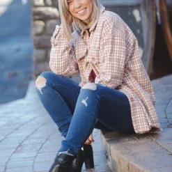 Boutique Simplified Tops Spring Showers Jacket