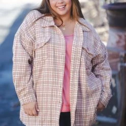 Boutique Simplified Tops Spring Showers Jacket