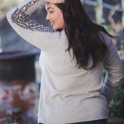 Boutique Simplified Tops Stunner Brushed Hacci Top 9 Boutique Simplified Tops Stunner Brushed Hacci Top