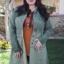 Boutique Simplified Tops Confidence In Denim Tiered Jacket