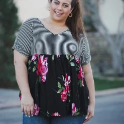 Boutique Simplified Tops Pure Love Colorblock Babydoll 8 Boutique Simplified Tops Pure Love Colorblock Babydoll