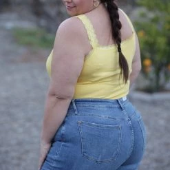 Boutique Simplified Sunflower Dreams Relaxed Fit Judy Blues Bottoms