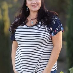 Boutique Simplified Tops Immeasurable Joy Ruffle Sleeve