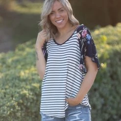 Boutique Simplified Tops Immeasurable Joy Ruffle Sleeve