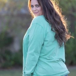 Boutique Simplified Tops Rhythm And Greens Henley