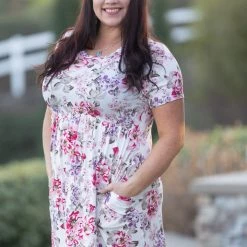 Boutique Simplified Sweet Symphony Of Roses Dress - In Stock Dresses