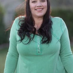 Boutique Simplified Tops Rhythm And Greens Henley