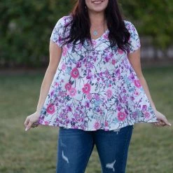 Boutique Simplified Tops Build Me Up Buttercup Swing Top