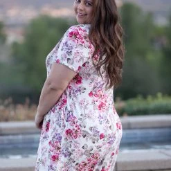 Boutique Simplified Sweet Symphony Of Roses Dress - In Stock Dresses