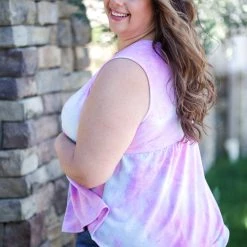 Boutique Simplified Peace, Love & Cotton Candy Babydoll