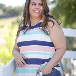 Boutique Simplified Tops California Girl Sleeveless Top