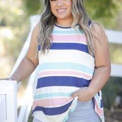 Boutique Simplified Tops California Girl Sleeveless Top