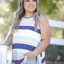 Boutique Simplified Tops California Girl Sleeveless Top