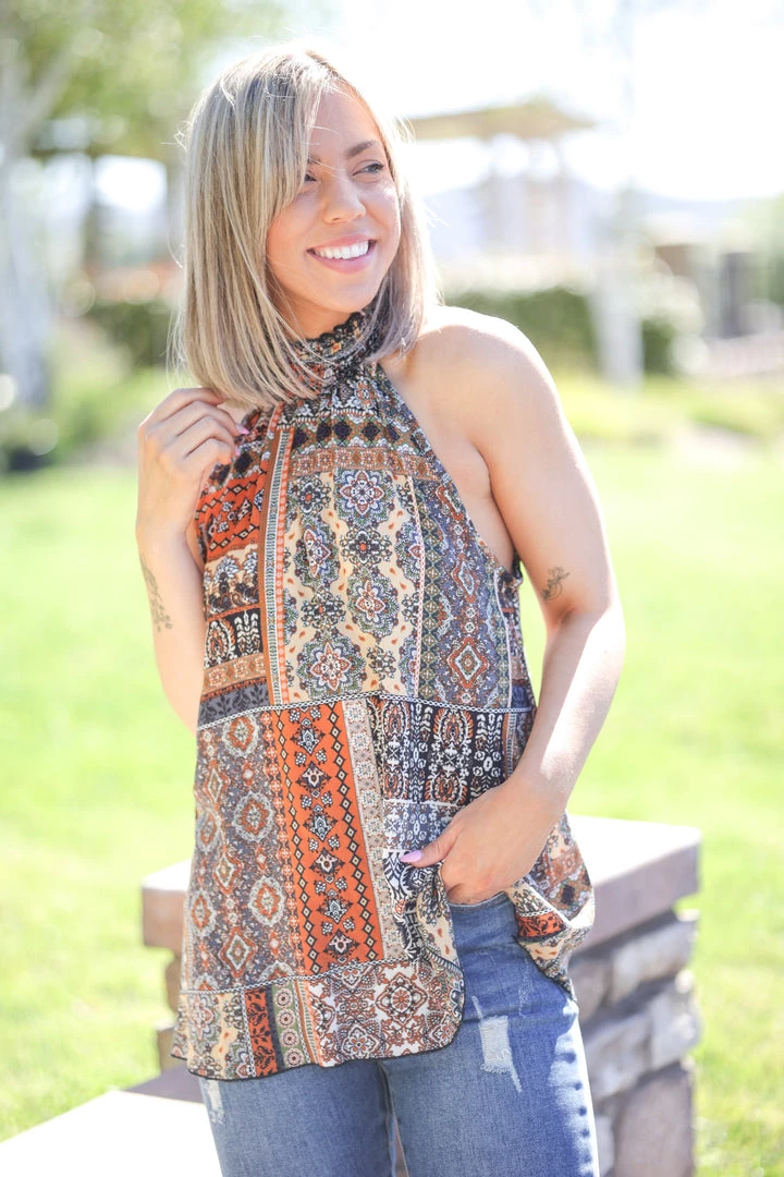 Boutique Simplified My Sharona Halter Top Tops 3 Boutique Simplified My Sharona Halter Top Tops