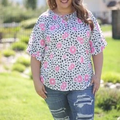 Boutique Simplified Light Up My Life Ruffle Sleeve