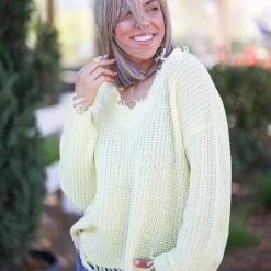 Boutique Simplified Tops You Are My Sunshine Frayed Sweater 8 Boutique Simplified Tops You Are My Sunshine Frayed Sweater
