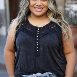 Boutique Simplified Tops Twilight Eclipse Sleeveless Top - In Stock