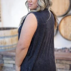 Boutique Simplified Tops Twilight Eclipse Sleeveless Top - In Stock