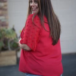 Boutique Simplified Kiss Me Bell Sleeve Tops