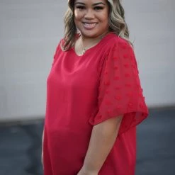 Boutique Simplified Kiss Me Bell Sleeve Tops