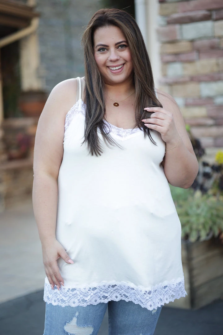 Boutique Simplified Always & Forever Ivory Cami 4 Boutique Simplified Always & Forever Ivory Cami