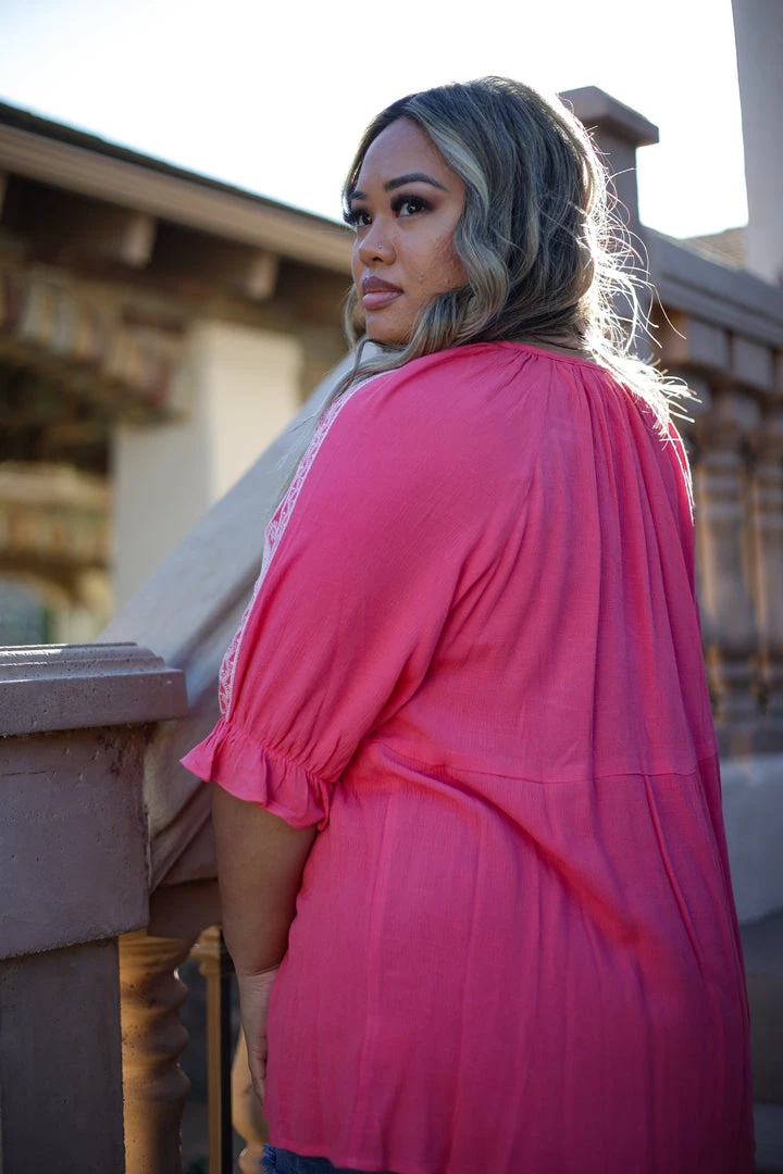 Boutique Simplified Enchanted 3/4 Sleeve Tops 5 Boutique Simplified Enchanted 3/4 Sleeve Tops