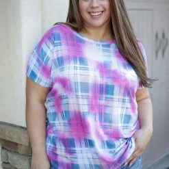 Boutique Simplified Country Chic Short Sleeve Top