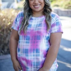 Boutique Simplified Country Chic Short Sleeve Top