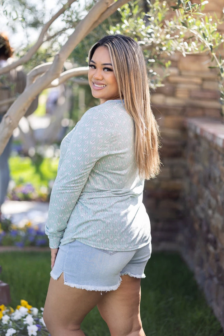 Boutique Simplified Prickly Love Long Sleeve Tops 6 Boutique Simplified Prickly Love Long Sleeve Tops