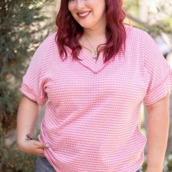 Boutique Simplified Groovy Knit Short Sleeve