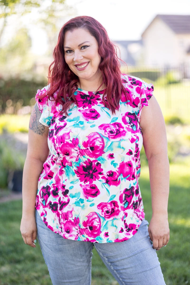 Boutique Simplified Vivacity For Life Flutter Sleeve Tops 5 Boutique Simplified Vivacity For Life Flutter Sleeve Tops