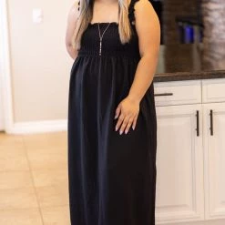 Boutique Simplified Dresses Amazed By You Black Maxi Dress